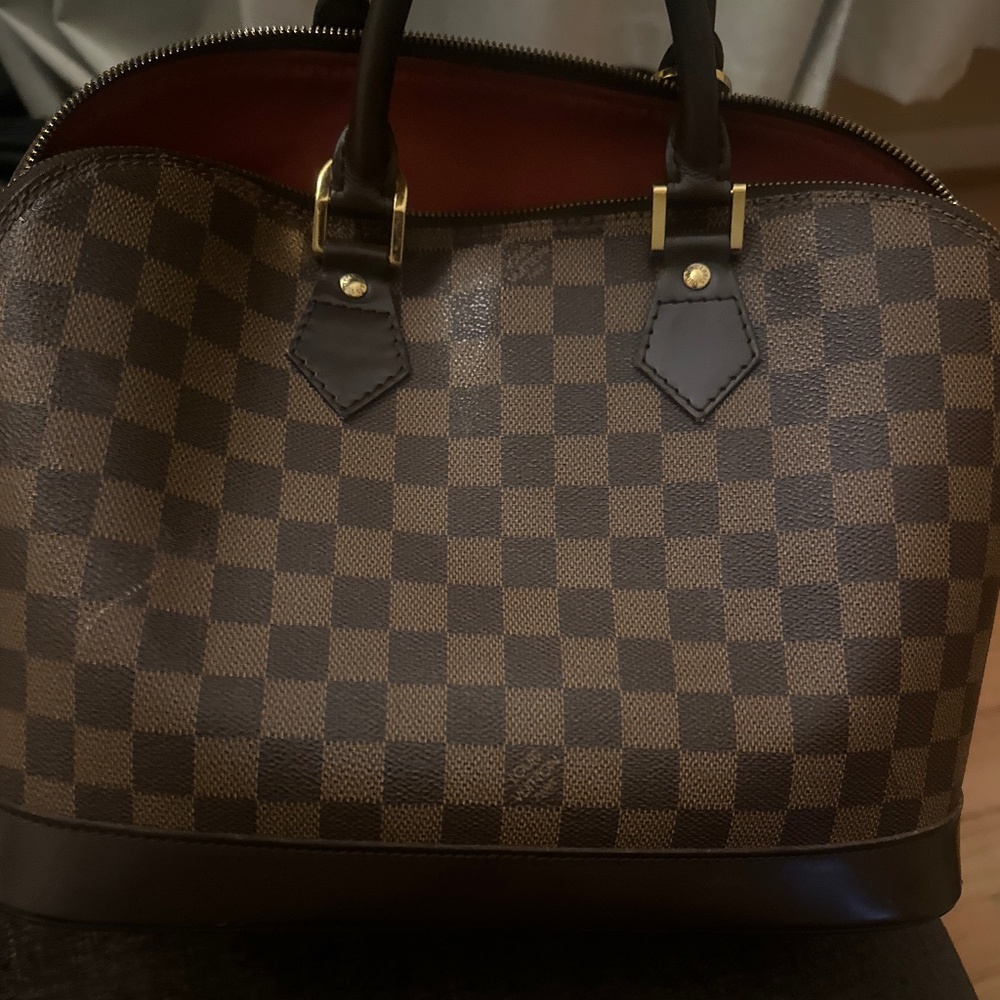 Louis Vuitton Damien Ebene Alma Bag